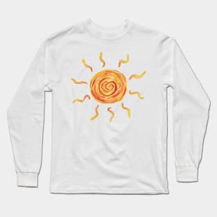 Watercolor Sun Long Sleeve T-Shirt